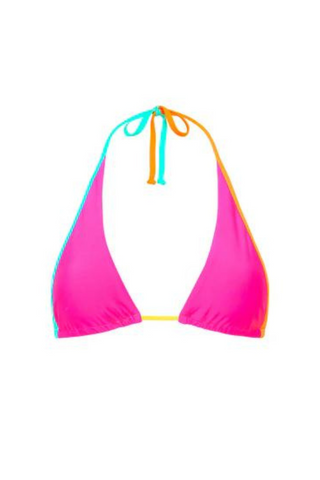 Fiesta - Bind Tie Halter Bikini Top