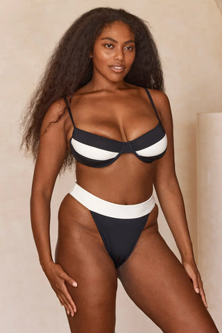 Barbados - Bikini Bottom Black/Ivory