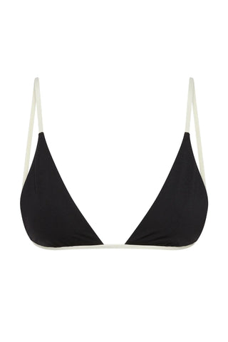 Monaco - Bikini Top Black/Ivory