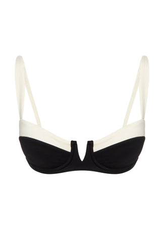 Barbados - Bikini Top Black/Ivory