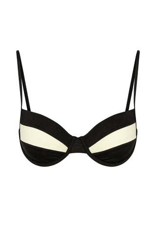 Barbados - Bikini Top Black/Ivory