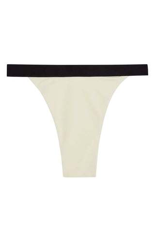 Bath - Bikini Bottom  Ivory/Black