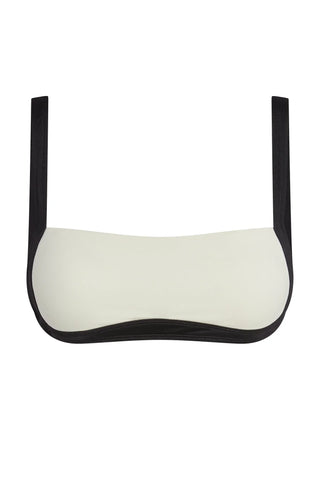 Paris - Bikini Top  Ivory/Black