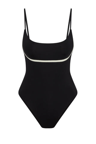 One Piece - Black/Ivory