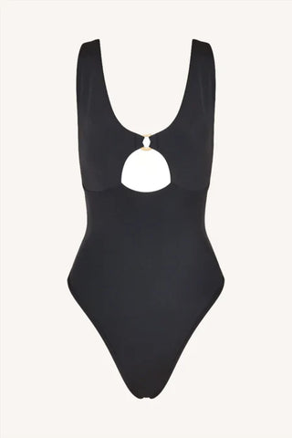 One Piece Cutout Black